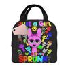 All My Sprunki Toys Game Insulated Lunch Bag for Women Kids Leakproof Food Boxes Thermal Lunch Box Tote