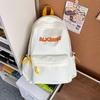 Schoolbag Japanese Ins Campus College Wind Lightweight Simple Casual Fashion Versatile School Bag Junior High School Student Backpack