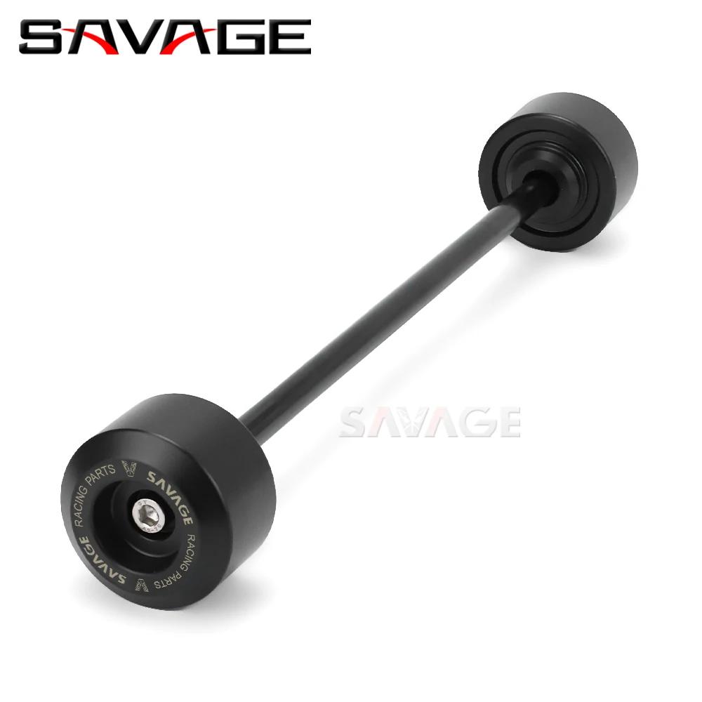 For SUZUKI GSR750 GSXS750 Axle Fork Crash Slider Front Rear GSXS GSX-S 750 GSR 600 Motorcycle Wheel Hub Anti Collision Protector
