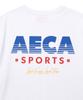 AECA Aeca Retro Sports Graphic Half Sleeve Tee-White
