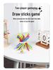 Wooden 3-in-1 Stick Pulling Game: Color Recognition, Parent-Child Interactive, Concentration & Balance Toy.