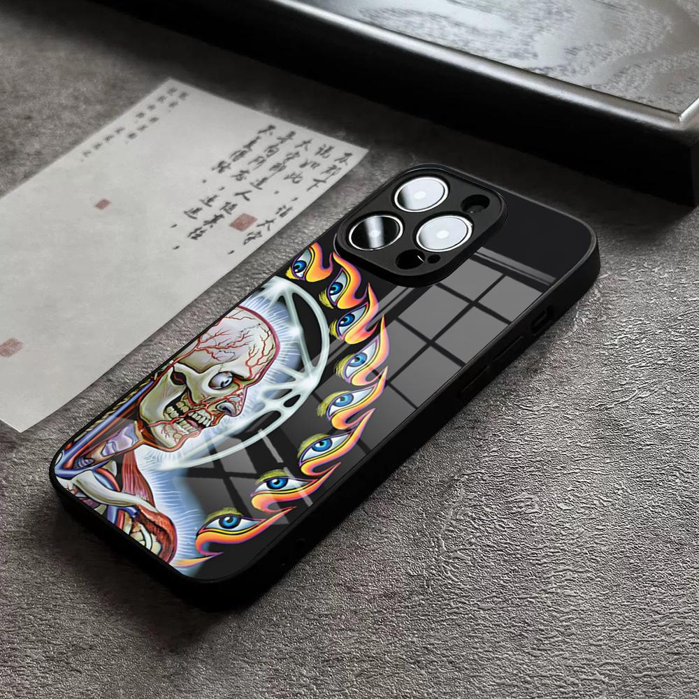 

Band T-Tool Schism Phone Case For 17 Pro Max IPhone 16 Pro 15 12 11 13 Mini X XR XS 14 Plus SE Glass Cover iPhone 16 Plus