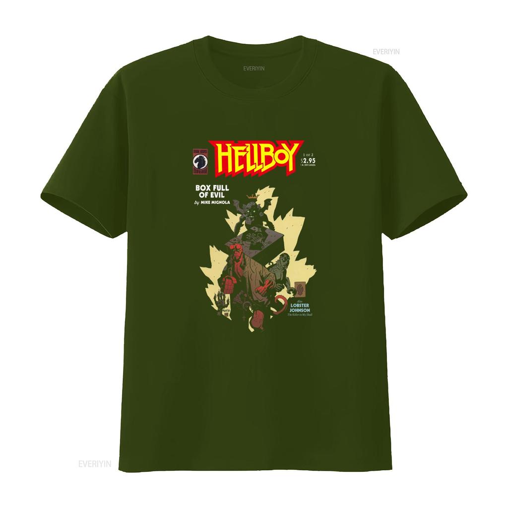Hellboy Box Full Of Evil T Shirt Available In All Sizes Perfect For Comic Fans Vintage Breathable Homme Graphic Casual