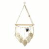 Handwoven Bohemian Wall Hanging Tapestry Plant Shelf Decor Storage Organizer