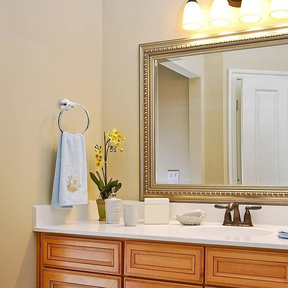 High Quality Round Rack Bathing Shelf Hanger Towel Ring Towel Holder Bathroom Accessories