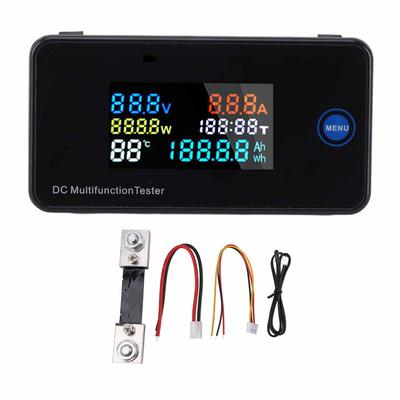 Voltage Current Power Meter Digital Display Color Screen Energy Tester DC Multifunctional Monitor 8‑120V