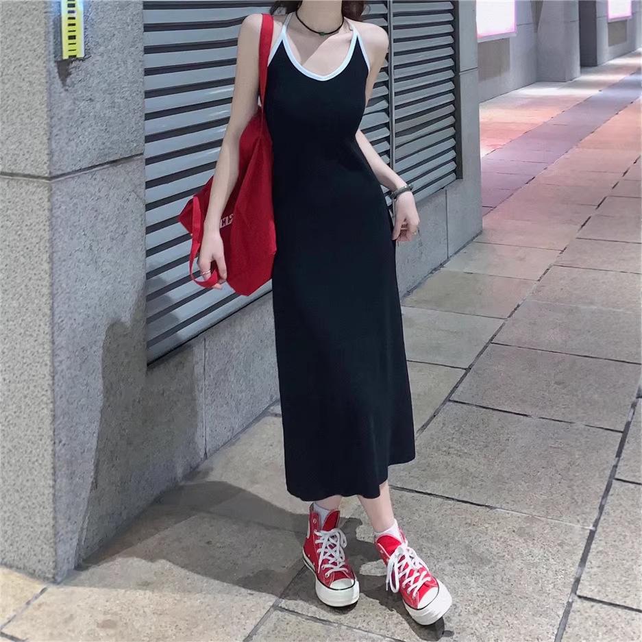 Women's Striped Knit Camisole Dress - Summer Slim Fit, Sweet & Spicy Style, Pure Desire Hot Girl Look