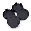 Wheel Center Caps, 79mm, 73mm, 4 Pieces, Black, Wheel Covers, Center Covers