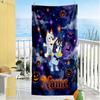 Halloween Night Adventure Customizable Name Beach Towel Quick-Dry Soft Microfiber
