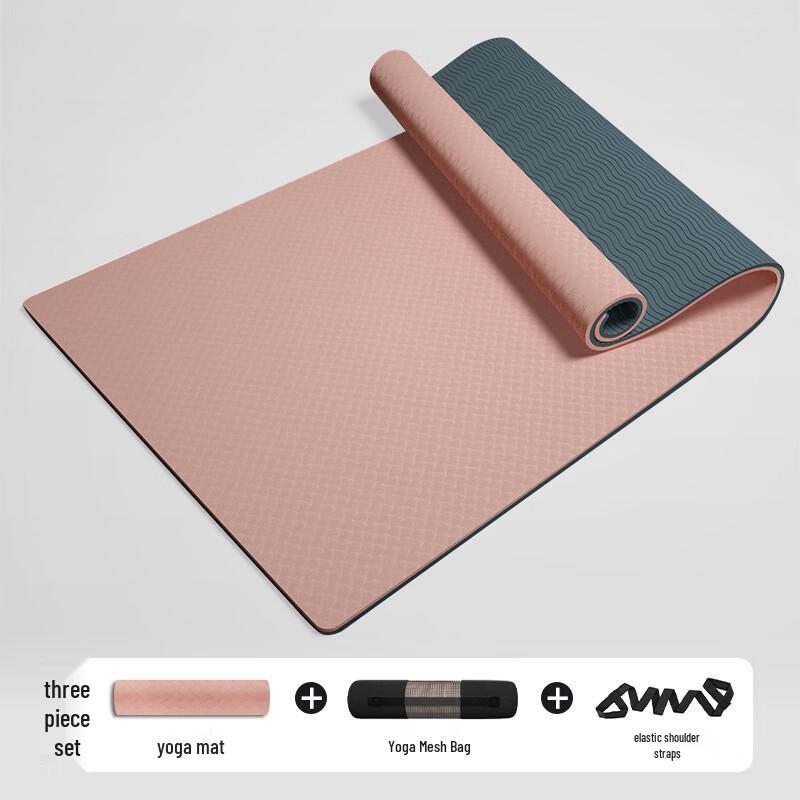 Jinqinao Non-slip TPE Yoga Mat 183x80x0.6cm Extra Wide