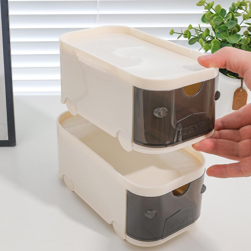 Desktop Drawer Marker Large Capacity Desk Stationery Miscellaneous Office Storage Boxes