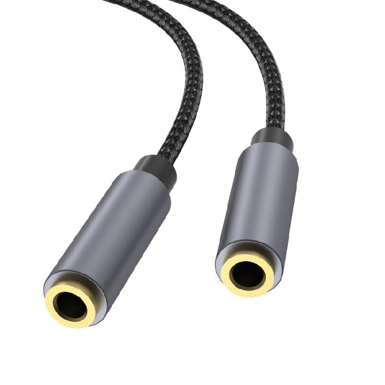 Headphone Cord for Computer 3.5mm Male To 2Port 3.5mm Female Headsets Splitters
