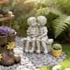 Romantic Couple Statue High-Quality Garden Outdoor Decoration Crafts Valentine's Day Gifts Wedding Anniversary Decoration