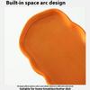 Pumpkin-Shaped Cheese Board Thanksgiving Table Orange Countertop Multi-Purpose Dish Halloween Ceramics Halloween for