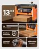 Thickness Planer, 330 mm Width Worktable, Woodworking Power Benchtop Planer, Spiral-Style Cutterhead with 24 Inserts, 2000W 23500 RPM Powerful Motor,