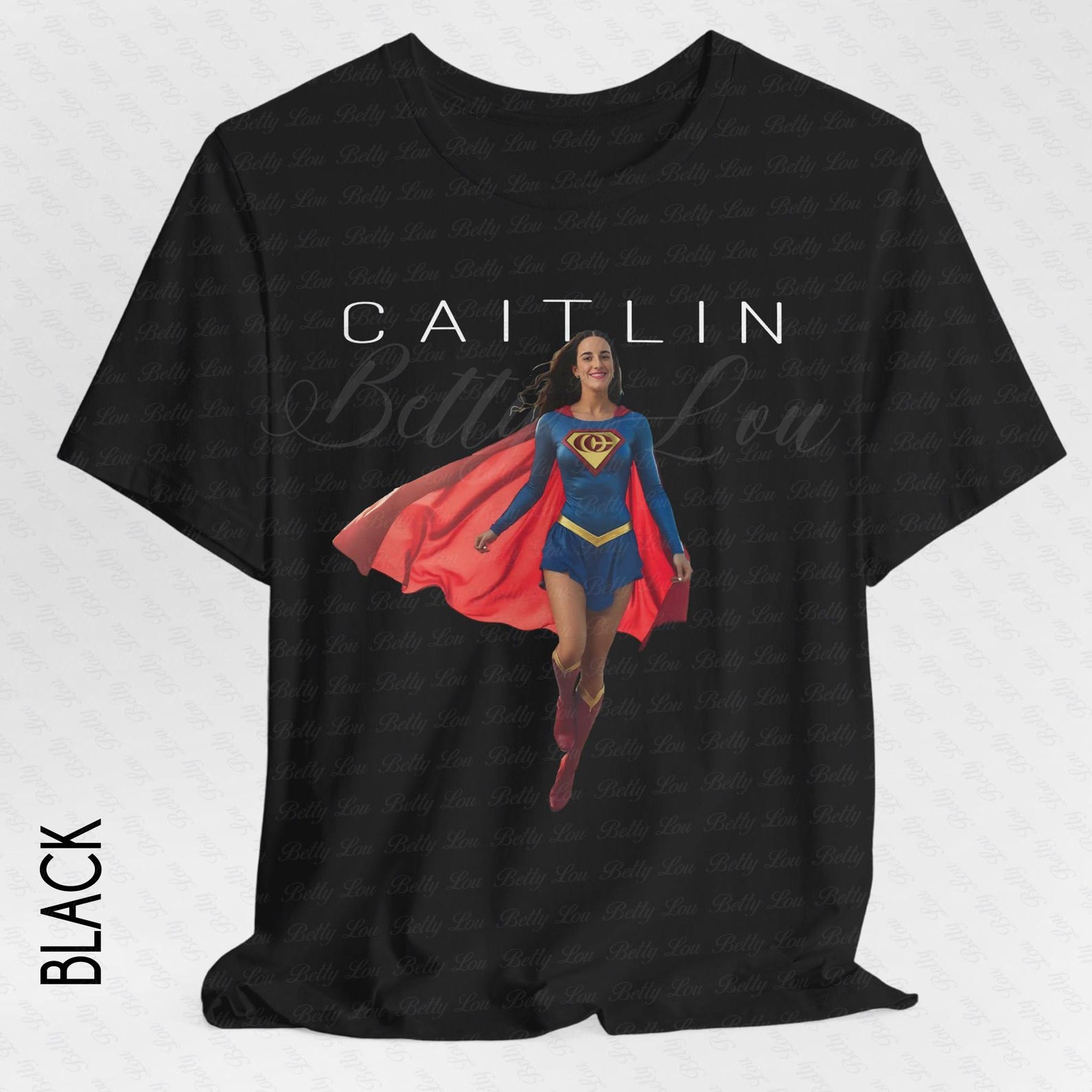 Super Caitlin Clark T-Shirt: Bella Canvas Unisex Jersey Tee 2XL