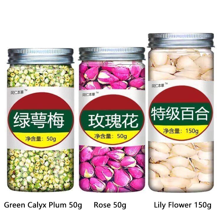 High-quality Green-calyx Plum Blossom & Rose & Jasmine Health Tea