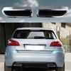 Für 308S 15-20 Auspuffendrohrabdeckung Zierleiste Chrom Dekorativer Rahmen Auspuffrohr Auto Teile