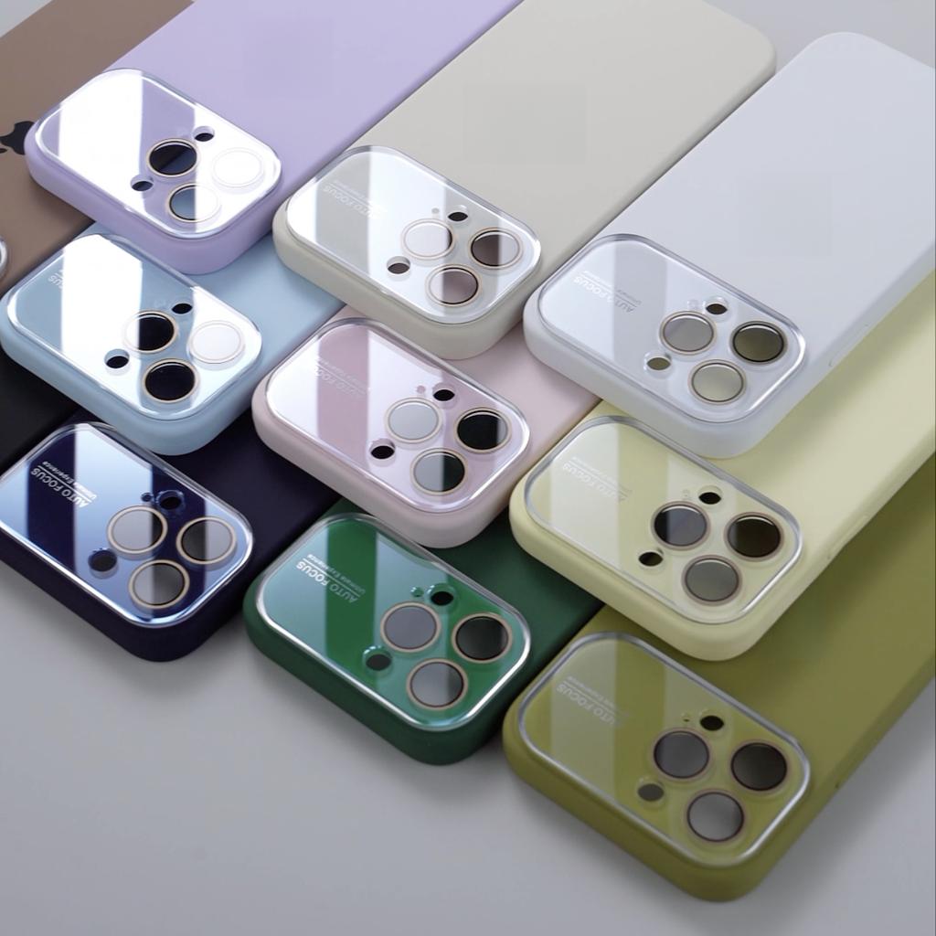 Silicone Phone Case for iPhone 15 ProMax- Liquid Silicone iPhone Cover with Large Window Drop-Resistant for Apple iPhone 15/14/13/12/11/XS