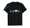 ZX More Design Columbia Flag Heartbeat Columbian Pride National Day TShirt For Men Women T Shirt Hip Hop Tops Cotton Tees