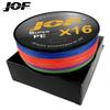 JOF16 12-strand PE Braided River & Saltwater Fishing Line 500m Abrasion-Resistant Smooth-Running High-Strength Long-Cast