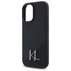 Karl Lagerfeld Klhmp16Sscmkmpck Iphone   16 6.1 Czarny/Black Hardcase Silicone Shadow Metal Initial Magsafe