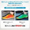 Gitzing Running Sneakers for Men and and Athletic Size Ultra-Lightweight Women, Walking, Jogging, Shoes, Black, 26.5cm