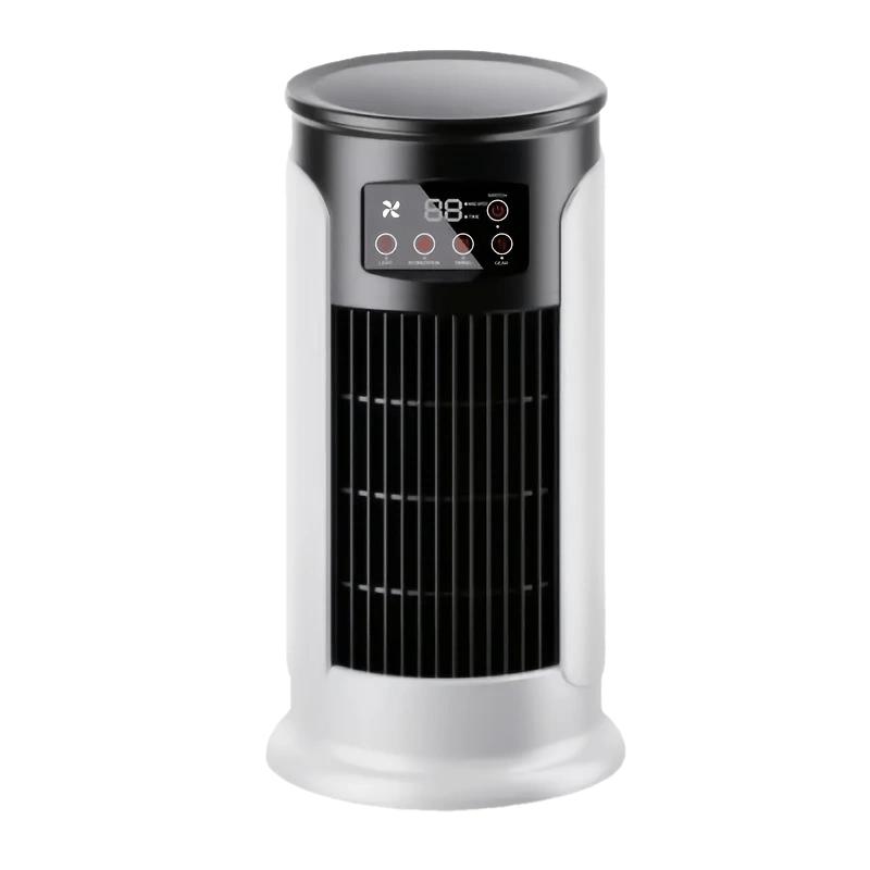 Portable Evaporative Cooler with Humidifier and Timer for Home Desk