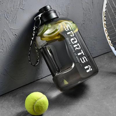 Sportwasserflasche mit super großem Fassungsvermögen, Fitnessstudio, Radfahren, Becher, tragbare Wasserflasche in Lebensmittelqualität für Fitness, Camping, Männer, Wasserkessel