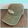 Embroidered Denim Baseball Cap With Wide Brim For Streetwear And Sun Protection