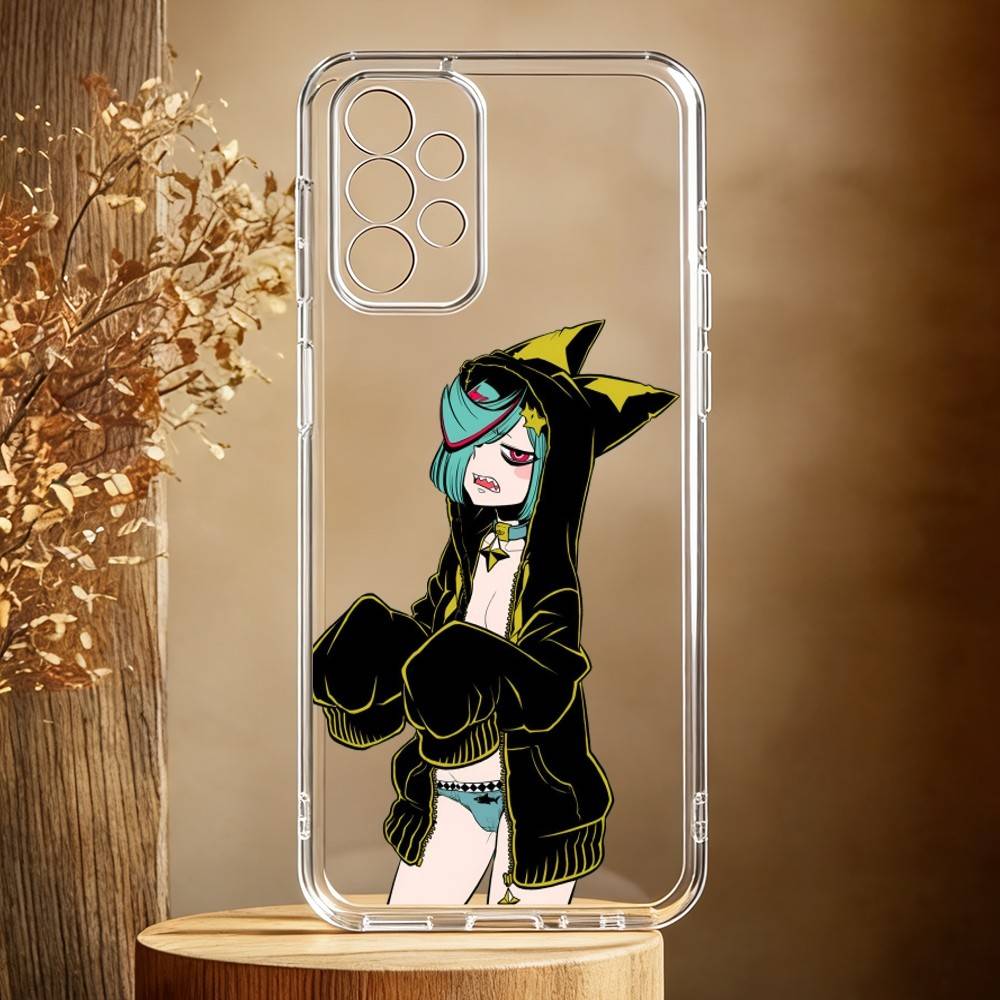 Sprudelndes Magical Girls Manga Handyhülle für Samsung Galaxy A71,A70,A52,A51,A40,A30 Transparente Hülle