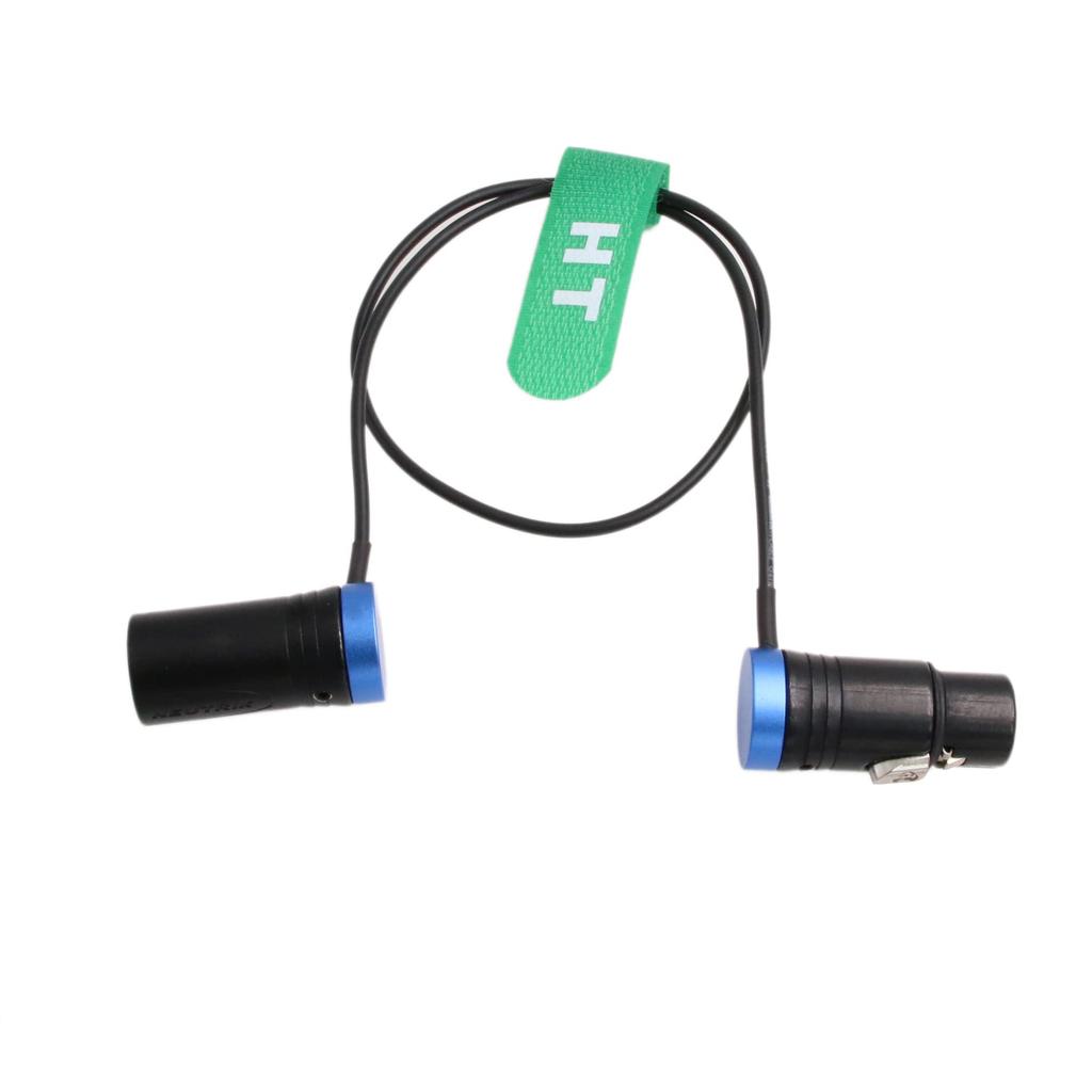 HangTon Audio Cable Low Profile XLR 3-Pin Male To Female for Microphone Camera Sound Devices 888 633 Zaxcom Zoom Audio Recorder Blue 20 Inch