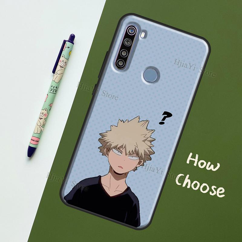 Katsuki Bakugo My Hero Academia Phone Cover For Xiaomi Redmi Note 11 10 8 7 9 Pro 11S 10S 9S 8A 9A 9C 9T Redmi 10 Case