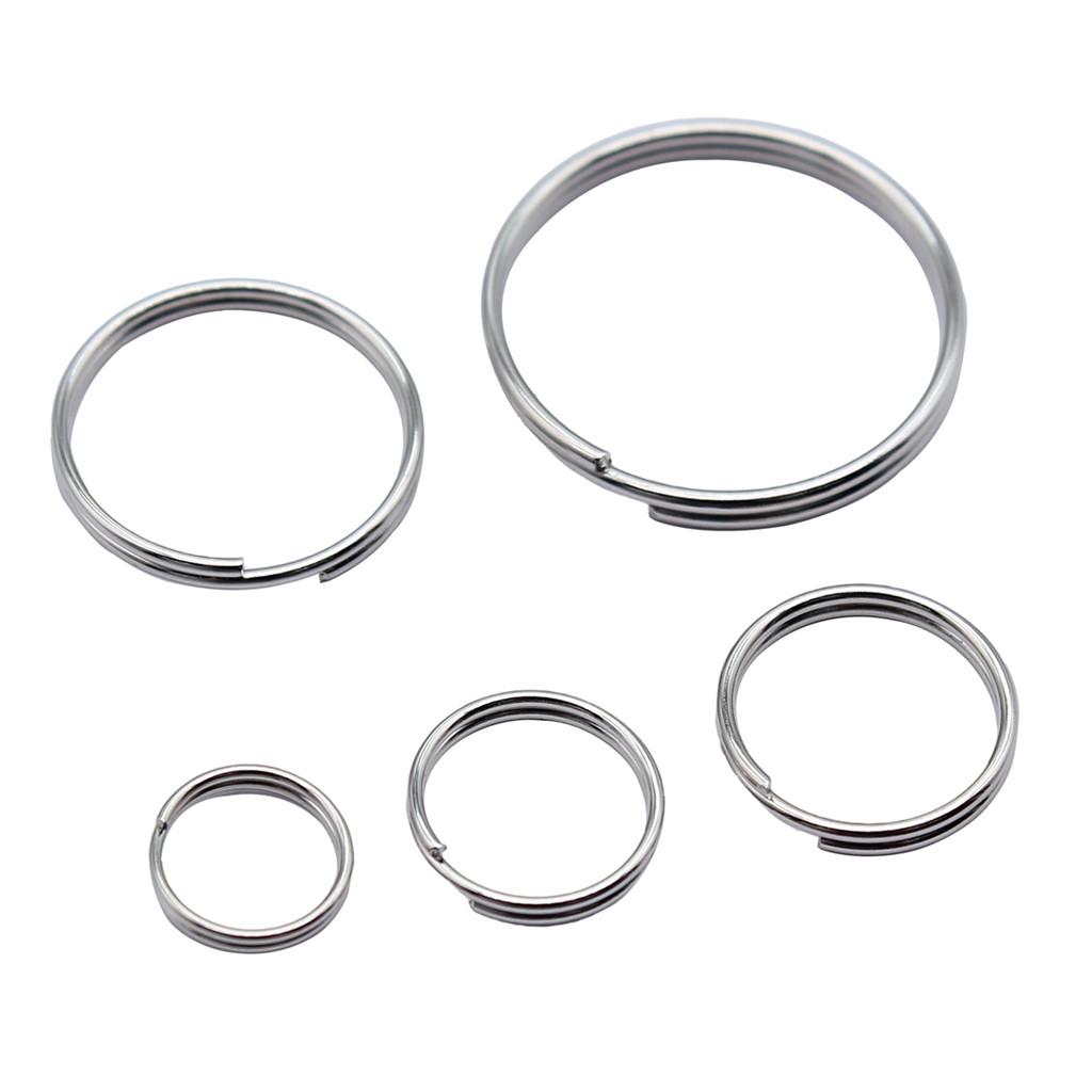 8mm-20mm Edelstahl Doppelschleifen Sprengringe Großpackung Für Bastelarbeiten