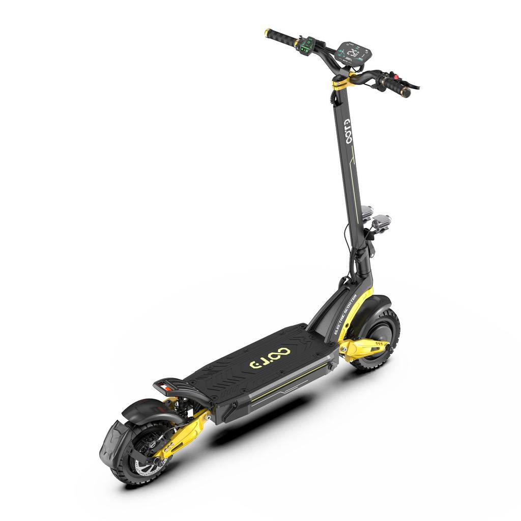 OOTD S30 1200W Dual-Motor Electric Scooter, 52V 23.4Ah Battery, 60km Range, Foldable Design, Smart Display, Hydraulic Brakes