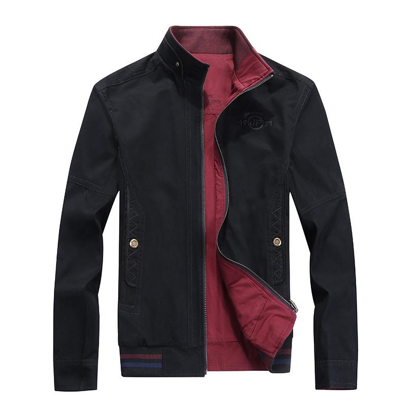 

Мужская новая весенне-осенняя повседневная свободная куртка мужское новое двухстороннее пальто одежда 5XL