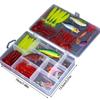 Outdoor Fishing Baits Set 51Pcs Lures With Carbon Steel Hook For Salmon Artificial Fishing Lure
