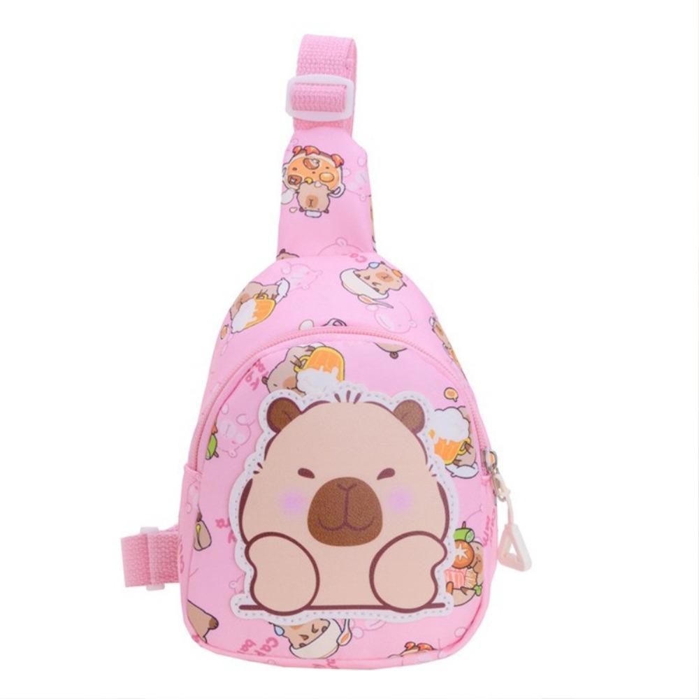 Large Capacity Kids Chest Bag Cute Cartoon Children's Waist Packs Creative Crossbody Bag