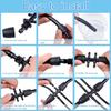 8/12 Irrigation Soft Hose Double Lock 47 Turn Six-Way Garden Watering Connector