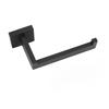 Black Toilet Paper Holder Square Style Toilet Tissue Dispenser Modern Toilet Roll Holder  Home Use
