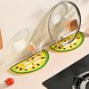 5 Pieces Soft Silicone Drain Pot Cover Pad Cartoon Cup Storage Mat Cutting Board Mat  Dish Drying