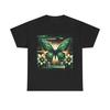 Unisex Adult T Shirt Cybernetic Butterflies In Data Stream