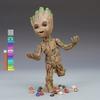 25cm 1:1 Guardians Of The Galaxy Groot Action Figures Cute Small Tree Movable Statues Model Doll Collectible Ornaments Gifts