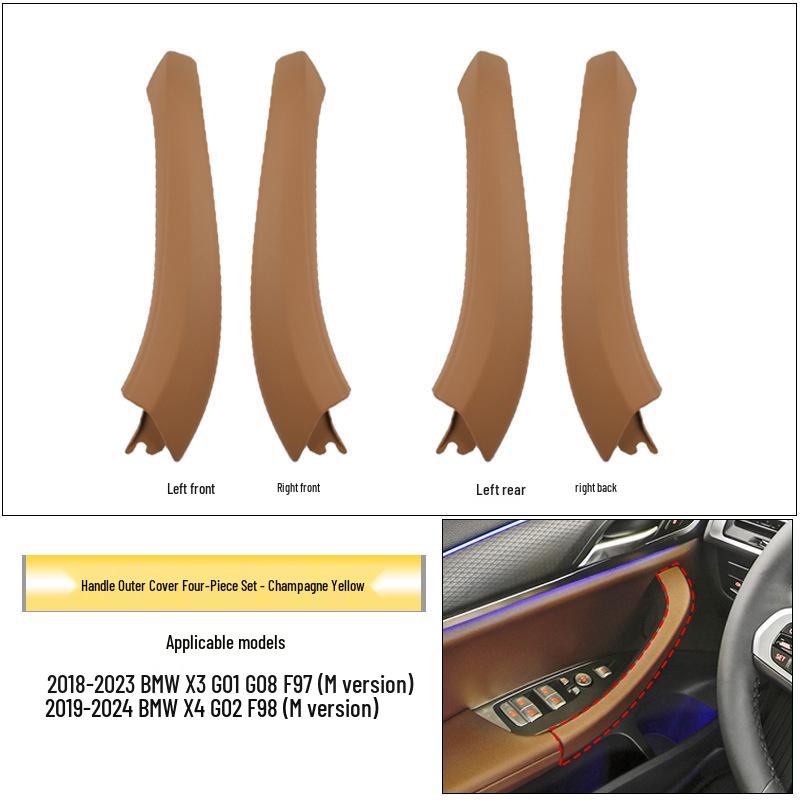 BMW X3/X4 (2018-2021) Door Interior Handle & Armrest Trim Kit