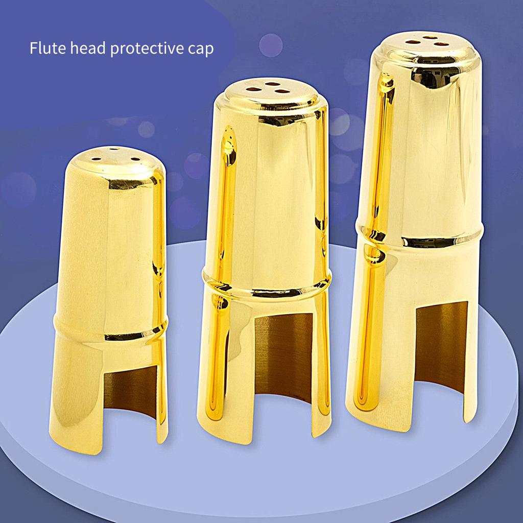Mouthpiece Accessories Protective Cap Saxophone Head Cover Wind Instrument Hat Headgear Metal Saxophone Mouthpiece Cap