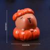Soška kapybary Ornament Halloweenská dekorace Stolní doplněk Kancelářský doplněk Doplněk kapybary Dárek pro hosty na párty