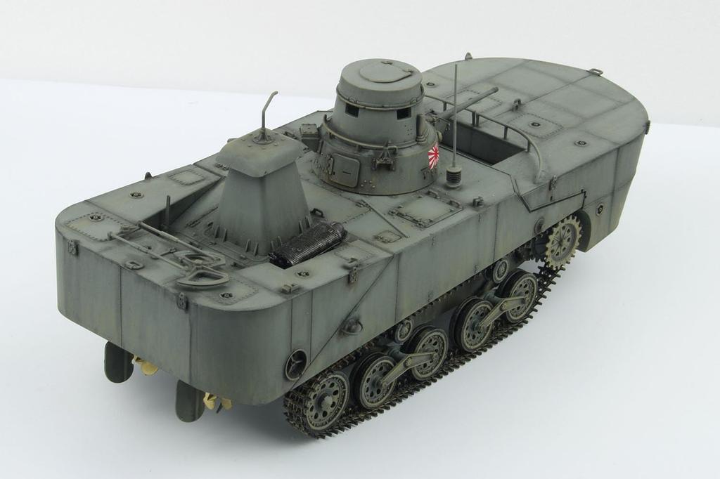 Platz/MONO Dragon 1/35 Tanks of the World 11 WW2 Imperial Japanese Navy Type 2 Special Landing Craft Ka-Mi Floating Form (Late Model Floats) Plastic M
