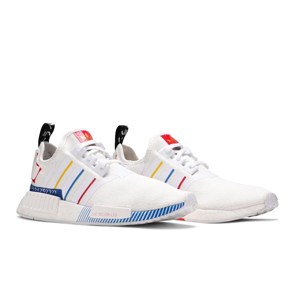 adidas NMD_R1 'Olympisches Paket - Weiß' (Unisex) Freizeitschuhe FY1432