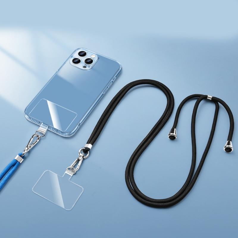Universal Cellphone Anchors Phone Lanyard Patches Pad Tether Tab for Drop Protections Phone Strap Connector with Rings