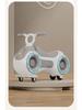 Peanut Twist Anti-Rollover Infant Glider with Silent and Universal Wheels for Boys and Girls